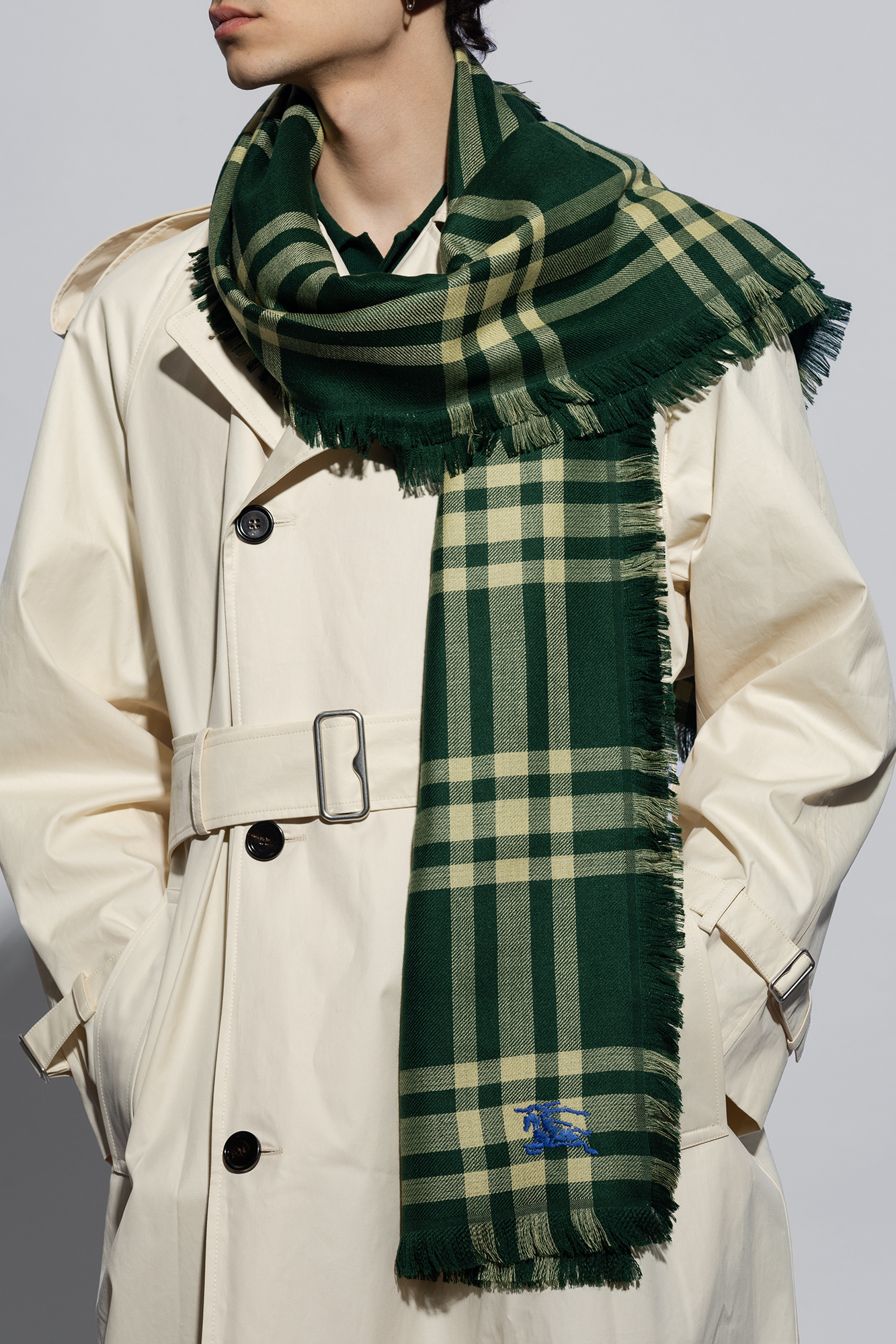 Burberry 50 cashmere 2024 50 wool scarf zara